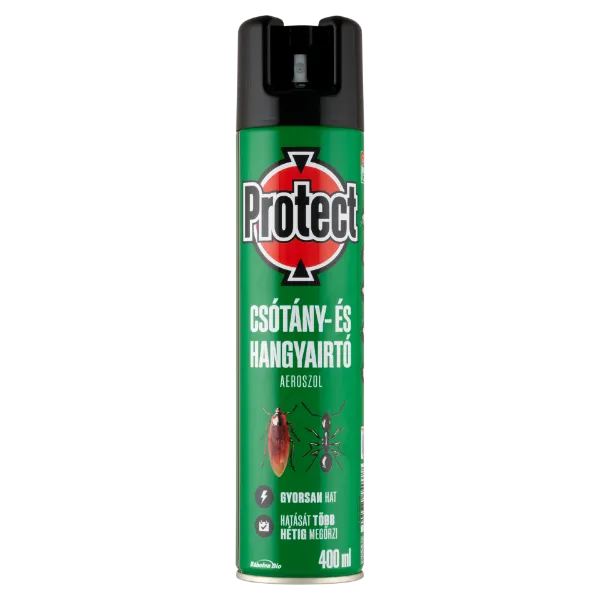Protect csótány- és hangyairtó aeroszol 400 ml termékhez kapcsolódó kép