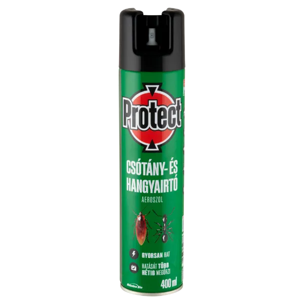 Protect csótány- és hangyairtó aeroszol 400 ml termékhez kapcsolódó kép
