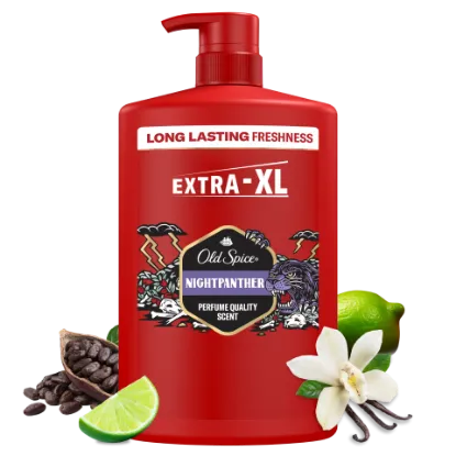 Old Spice Tusfürdo NightPanther 3in1 1000ml termékhez kapcsolódó kép
