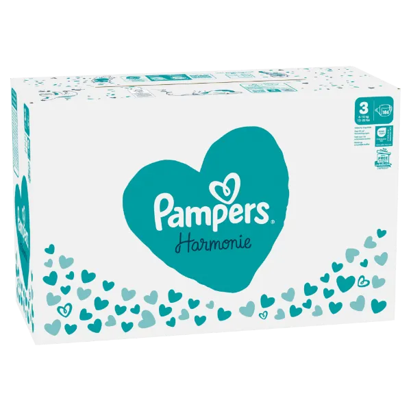 Pampers pelenka Harmonie MSB S3 186 termékhez kapcsolódó kép