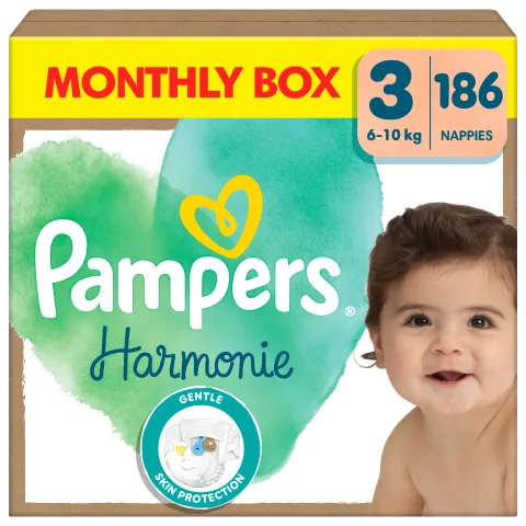 Pampers pelenka Harmonie MSB S3 186 termékhez kapcsolódó kép
