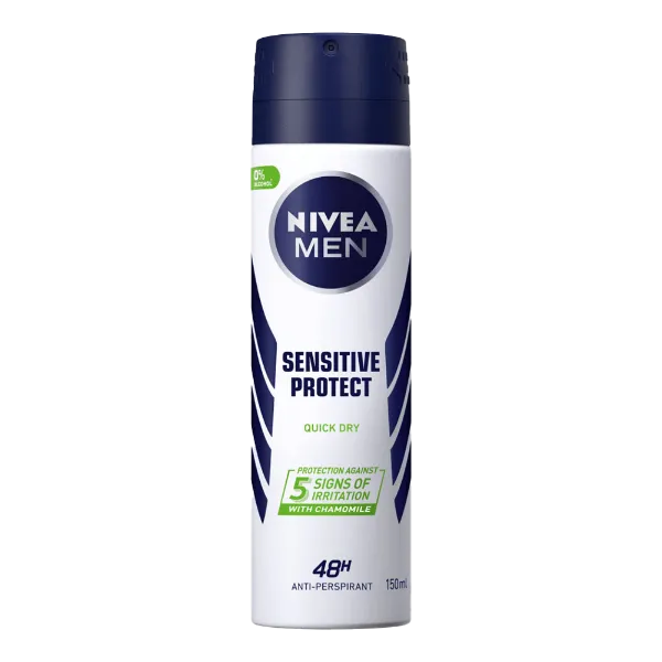 Nivea deo spray men 150 ml Sensitive protect termékhez kapcsolódó kép