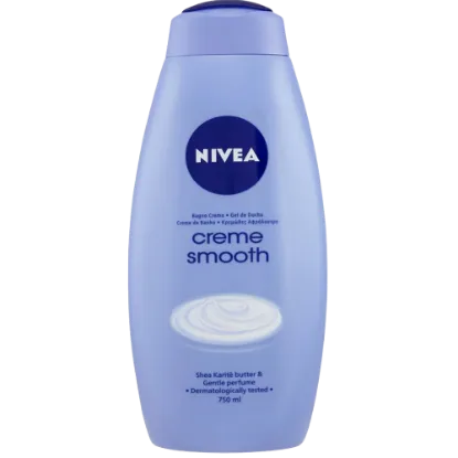 Nivea shower gel 750 ml Women Cream Smooth termékhez kapcsolódó kép