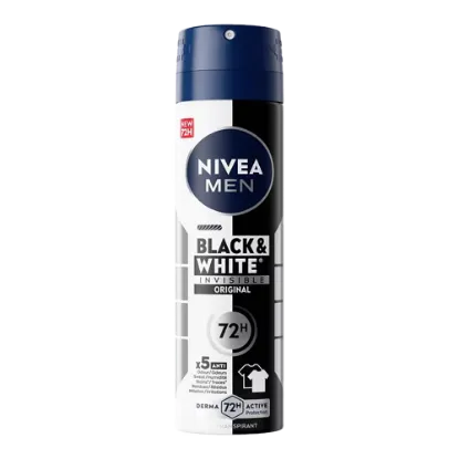 Nivea deo spray men 150 ml Invisible B&W Original/Power termékhez kapcsolódó kép