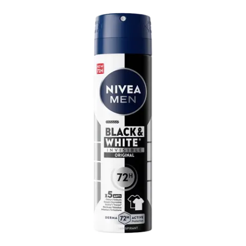 Nivea deo spray men 150 ml Invisible B&W Original/Power termékhez kapcsolódó kép