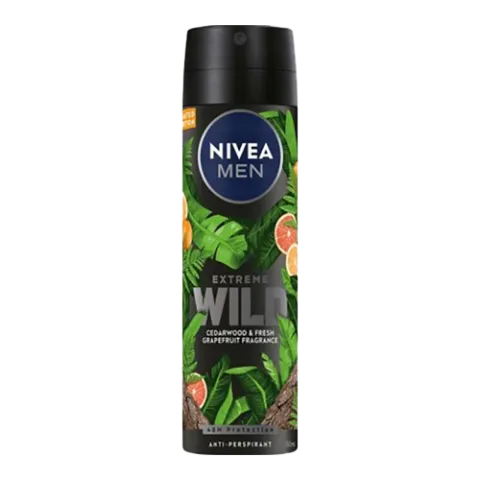 Nivea deo spray men 150 ml Extreme Wild termékhez kapcsolódó kép