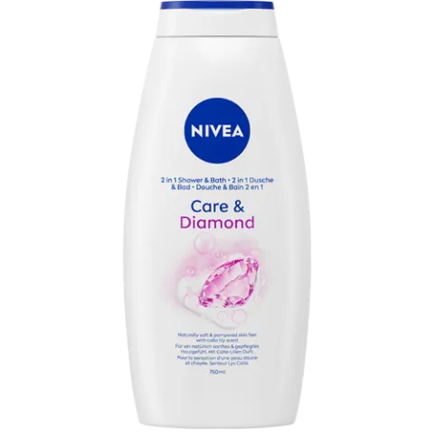 Nivea shower gel 750 ml Women Care&Diamond termékhez kapcsolódó kép