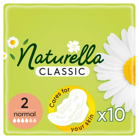 Naturella Classic Szárnyas Betét, Normal (2-es méret) Méret, 10 db termékhez kapcsolódó kép