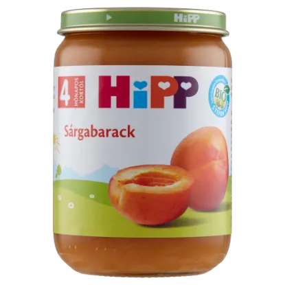 HiPP BIO bébidesszert 190 g sárgabarack 4 hó+ termékhez kapcsolódó kép