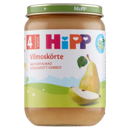 HiPP BIO bébidesszert 190 g vilmoskörte gyümölcskészítmény 4 hó+ termékhez kapcsolódó kép