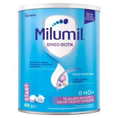 Milumil Syneo-Biotik Start Prosyneo HA tejalapú anyatej-helyettesítő tápszer 0+ 400 g termékhez kapcsolódó kép