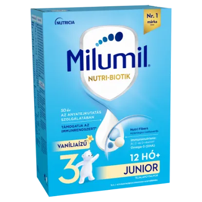 Milumil Nutri-Biotik 3 Junior vaníliaízű tejalapú italpor 12 hó+ 500 g termékhez kapcsolódó kép