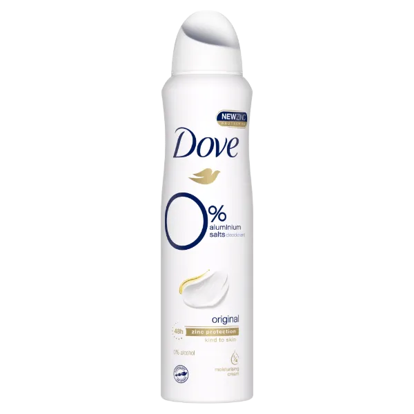 Dove Original 0% deo aeroszol 150 ml termékhez kapcsolódó kép