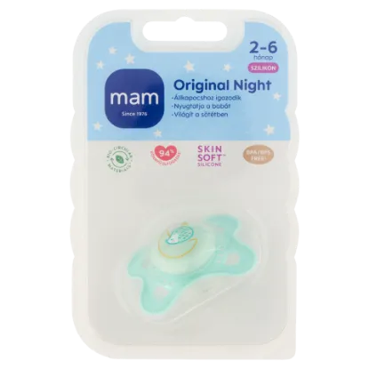 MAM Original Night szilikon cumi 2-6 hónap termékhez kapcsolódó kép