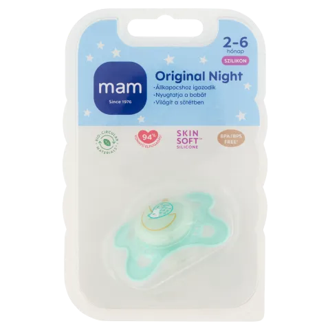 MAM Original Night szilikon cumi 2-6 hónap termékhez kapcsolódó kép