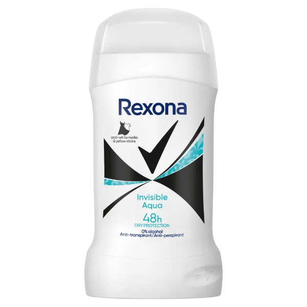 Rexona izzadásgátló stift 50 ml Invisible Aqua termékhez kapcsolódó kép