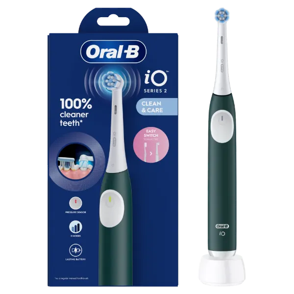 Oral-B iO 2 Elektromos Fogkefe, Erdőzöld termékhez kapcsolódó kép