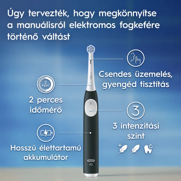Oral-B iO 2 Elektromos Fogkefe, Erdőzöld termékhez kapcsolódó kép