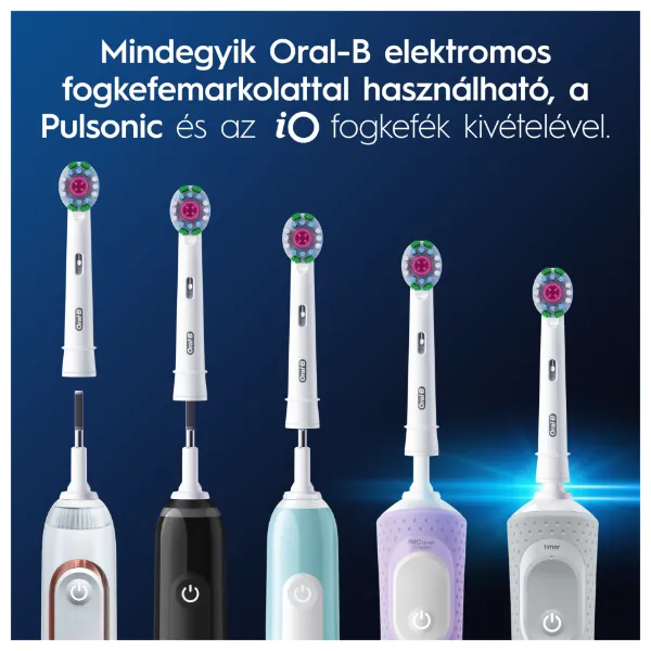 Oral-B Pro 3D White Fogkefefejek, 4 db termékhez kapcsolódó kép