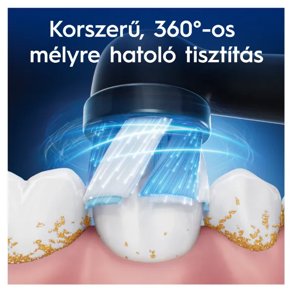 Oral-B iO Series Ultimate Clean, Fekete, Eredeti Fogkefefej, CrissCross Sörték, 4 termékhez kapcsolódó kép
