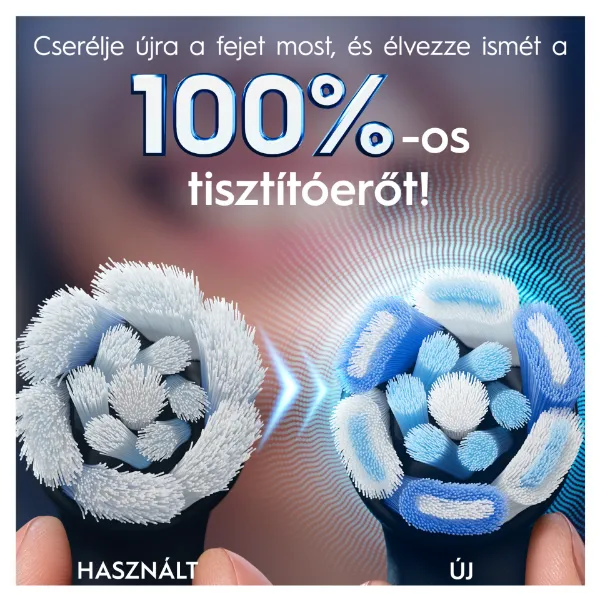 Oral-B iO Series Ultimate Clean, Fekete, Eredeti Fogkefefej, CrissCross Sörték, 4 termékhez kapcsolódó kép