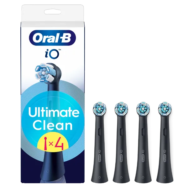 Oral-B iO Series Ultimate Clean, Fekete, Eredeti Fogkefefej, CrissCross Sörték, 4 termékhez kapcsolódó kép