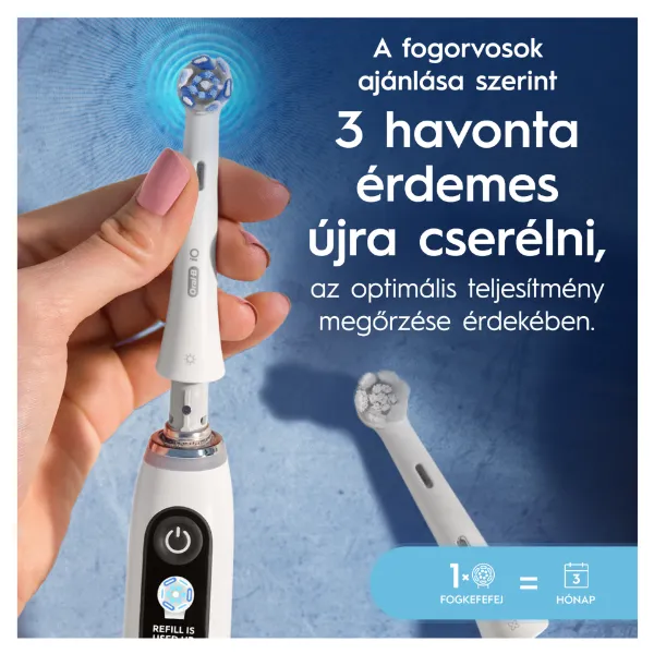 Oral-B iO Series Ultimate Clean, Eredeti Fogkefefej, CrissCross Sörték, 4 termékhez kapcsolódó kép