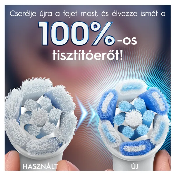 Oral-B iO Series Ultimate Clean, Eredeti Fogkefefej, CrissCross Sörték, 4 termékhez kapcsolódó kép