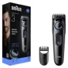 Braun Series 3 Szakállvágó, +2 Formázóeszköz, 20 Hosszbeállítás, Éles Pengék, BT3500, Fekete termékhez kapcsolódó kép