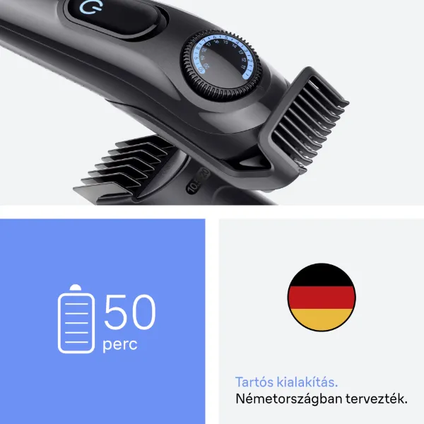 Braun Series 3 Szakállvágó, +2 Formázóeszköz, 20 Hosszbeállítás, Éles Pengék, BT3500, Fekete termékhez kapcsolódó kép