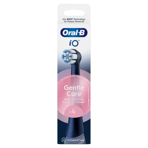 Oral-B iO Series Gentle Care, Fekete, Eredeti Fogkefefej, Érzékeny Fogínyhez, 4 termékhez kapcsolódó kép