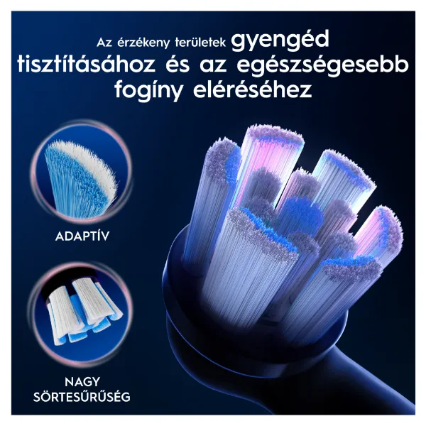 Oral-B iO Series Gentle Care, Fekete, Eredeti Fogkefefej, Érzékeny Fogínyhez, 4 termékhez kapcsolódó kép