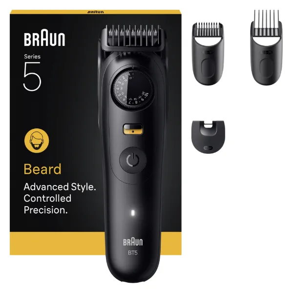 Braun Series 5 Szakállvágó, +4 Formázóeszköz, 40 Hosszbeállítás, Éles Pengék, BT5520, Fekete termékhez kapcsolódó kép