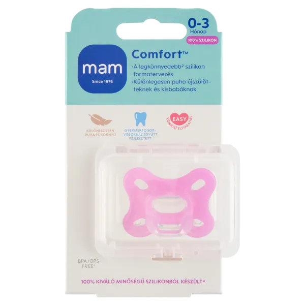 MAM Comfort 100% szilikon cumi 0-3 hónap termékhez kapcsolódó kép