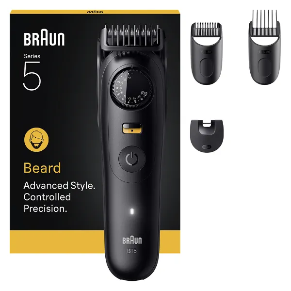 Braun Series 5 Szakállvágó, +4 Formázóeszköz, 40 Hosszbeállítás, Éles Pengék, BT5520, Fekete termékhez kapcsolódó kép