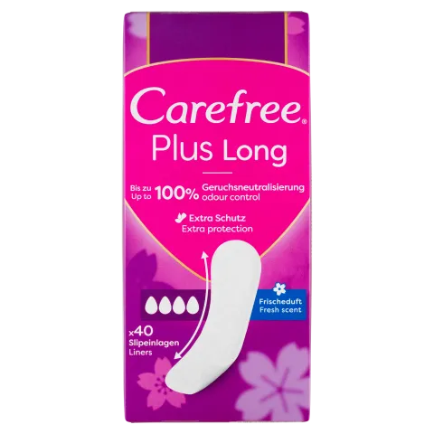 Carefree tisztasági betét Plus Long Fresh 40 db termékhez kapcsolódó kép