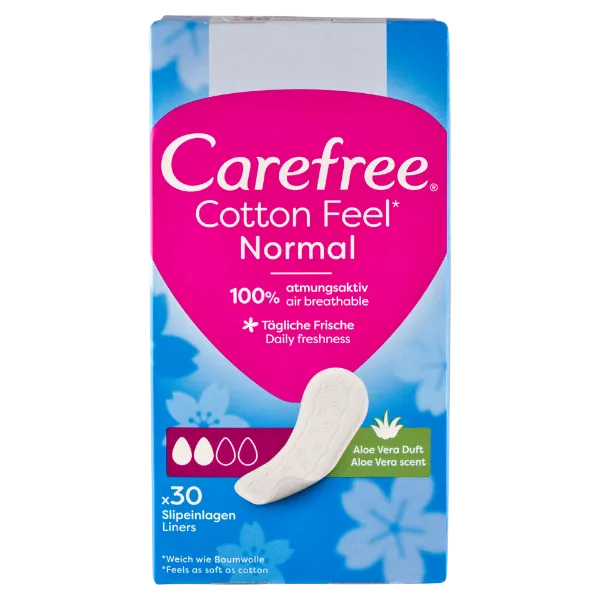 Carefree tisztasági betét Cotton Feel Aloe 30 db termékhez kapcsolódó kép