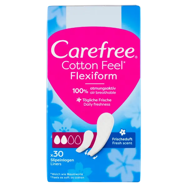 Carefree tisztasági betét Cotton Feel Flexiform Fresh 30 db termékhez kapcsolódó kép
