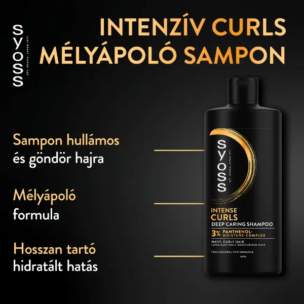 Syoss Curls & Waves sampon 440 ml termékhez kapcsolódó kép