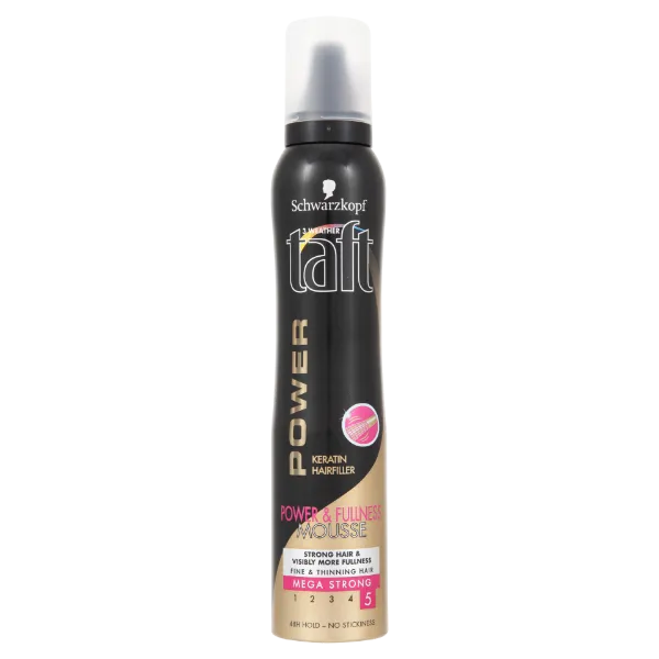 Taft Power & Fullness - mega erős hajrögzítőhab 200 ml termékhez kapcsolódó kép