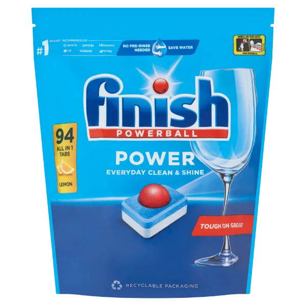 Finish All in 1 Max mosogatógép-tabletta, Citrom illat, 94db termékhez kapcsolódó kép