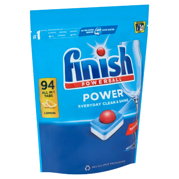 Finish All in 1 Max mosogatógép-tabletta, Citrom illat, 94db termékhez kapcsolódó kép