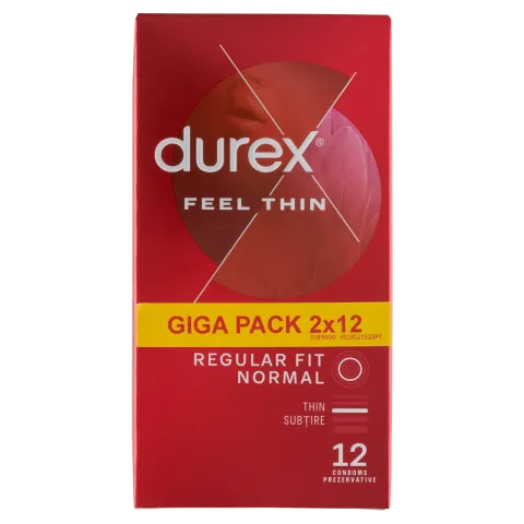 Durex Feel thin 2x12 termékhez kapcsolódó kép
