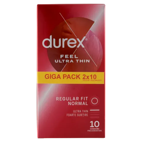 Durex Feel Ultra Thin 2x10 termékhez kapcsolódó kép