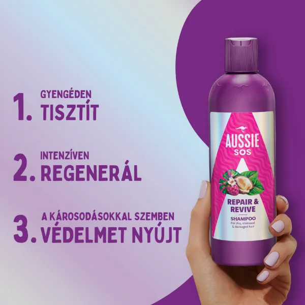 Aussie SOS sampon 300ml  Repair&Revive termékhez kapcsolódó kép
