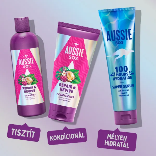 Aussie SOS sampon 300ml  Repair&Revive termékhez kapcsolódó kép