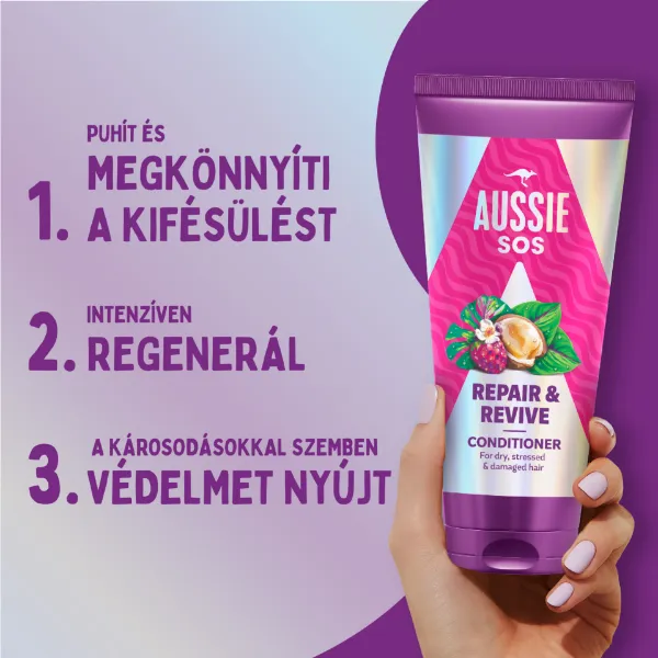 Aussie SOS balzsam 200ml Repair&Revive termékhez kapcsolódó kép