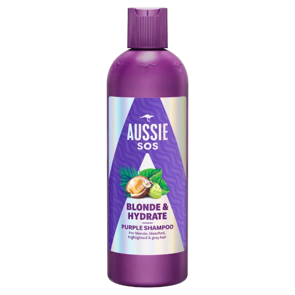 Aussie SOS sampon 300ml  Blonde&Hydrate termékhez kapcsolódó kép