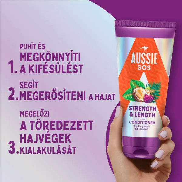 Aussie SOS balzsam 200ml Strength&Length termékhez kapcsolódó kép