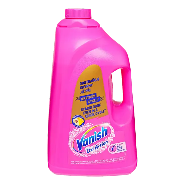 Vanish Oxi Action Folyékony Folteltávolító, PINK, 4l termékhez kapcsolódó kép
